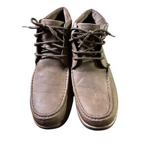 Aston‎ Marc Mens HERTEL 01 Brown Lace Up Ankle Boots Synthetic Upper Size 10